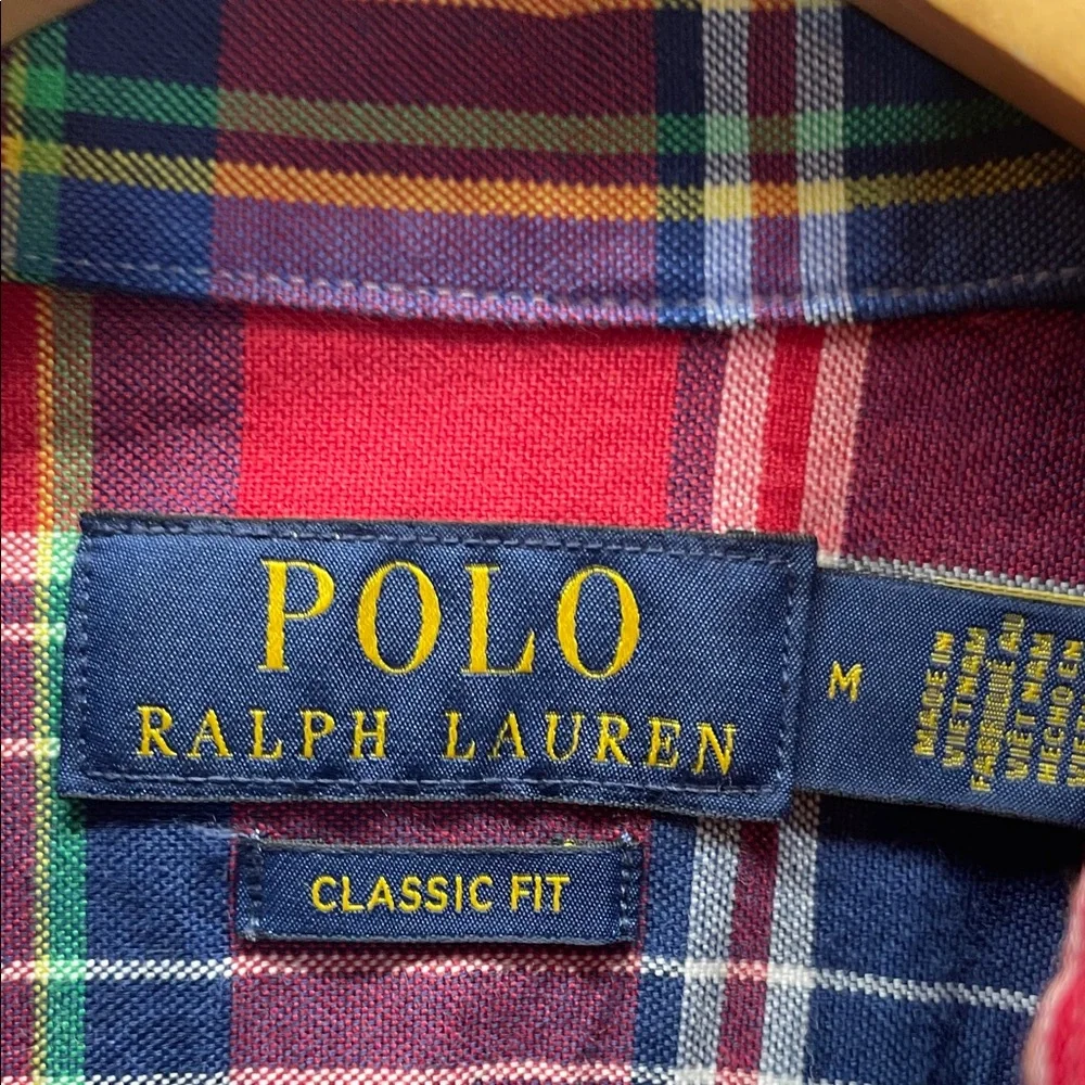 Polo by Ralph Lauren  ( Blue label )‎ Men's Multicolor Plaid Shirt